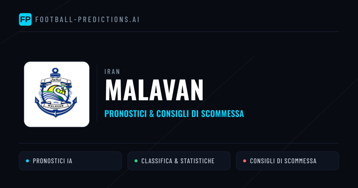 Pronostici e Statistiche Malavan