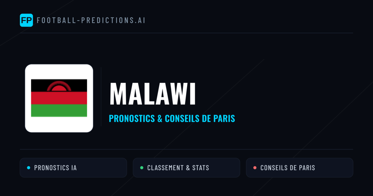 Malawi Pronostics & Statistiques