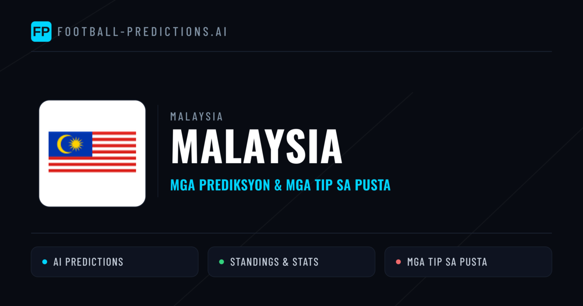 Malaysia Predictions & Stats