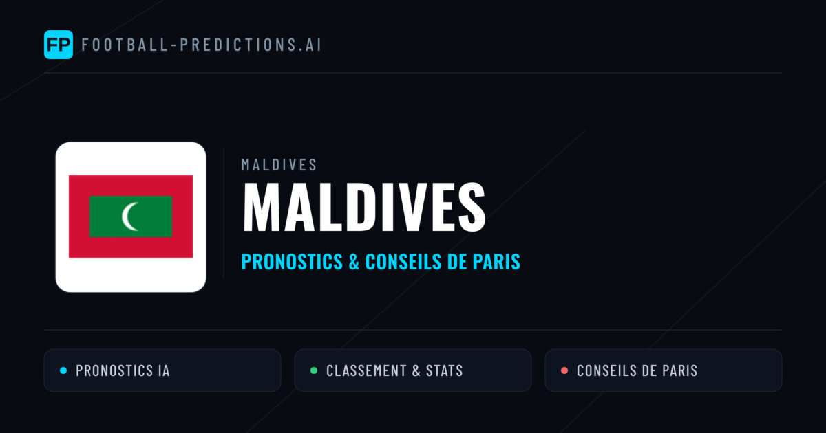 Maldives Pronostics & Statistiques