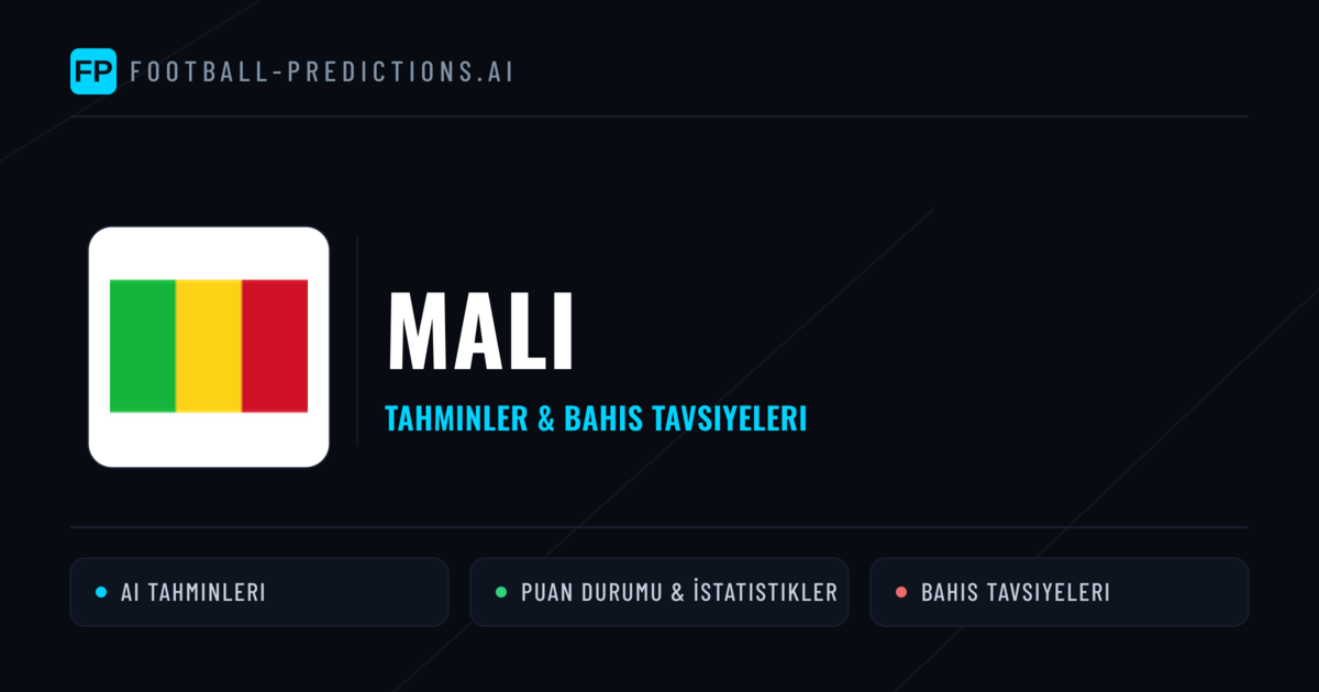 Mali Tahminleri & İstatistikler