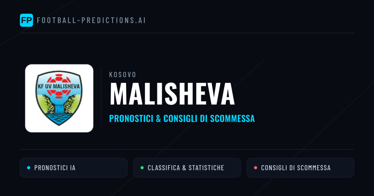 Pronostici e Statistiche Malisheva
