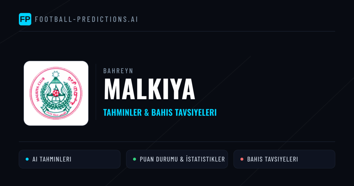 Malkiya Tahminleri & İstatistikler