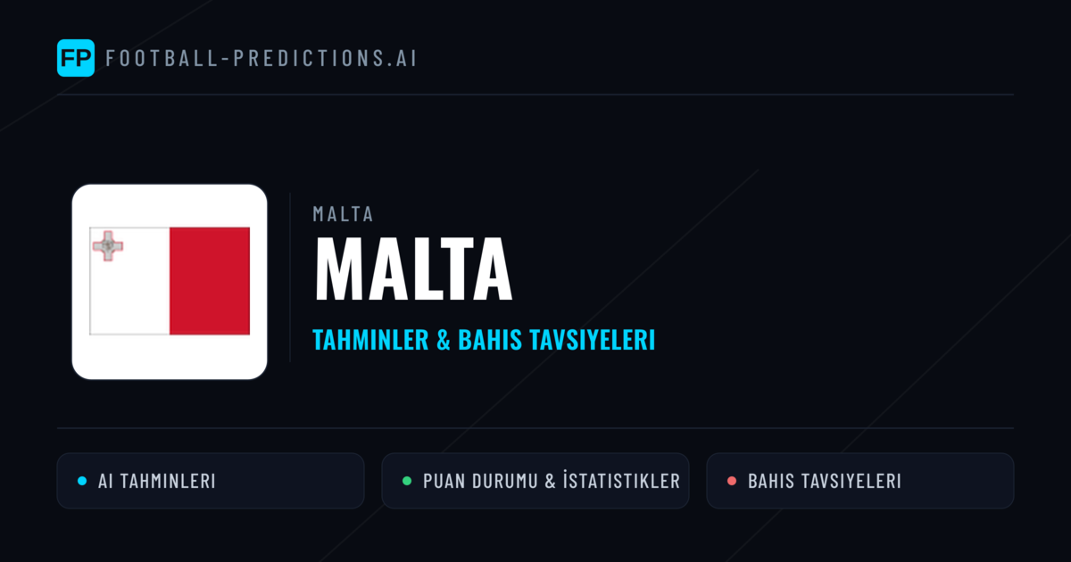 Malta Tahminleri & İstatistikler