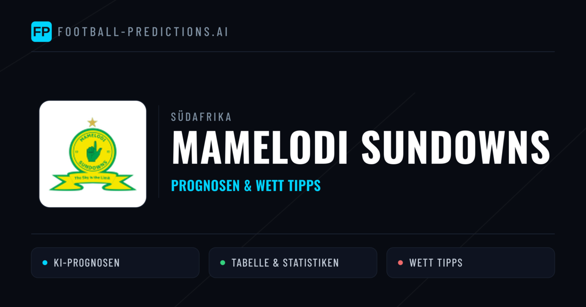 Mamelodi Sundowns Prognosen & Statistiken