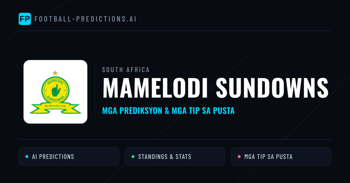 Mamelodi Sundowns Predictions & Stats