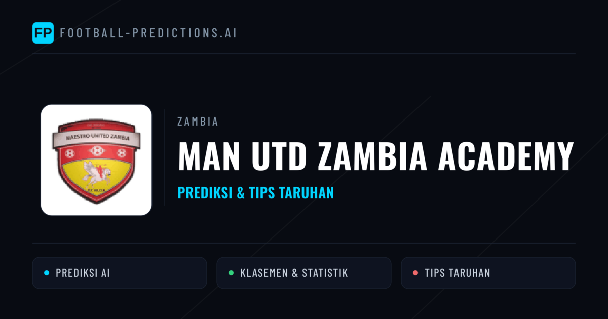 Man Utd Zambia Academy Prediksi & Statistik Piala Dunia