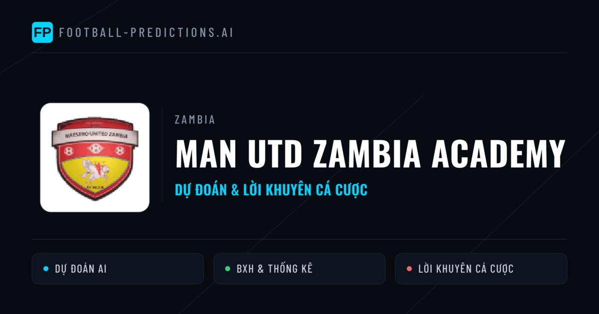 Man Utd Zambia Academy Dự đoán & Thống kê