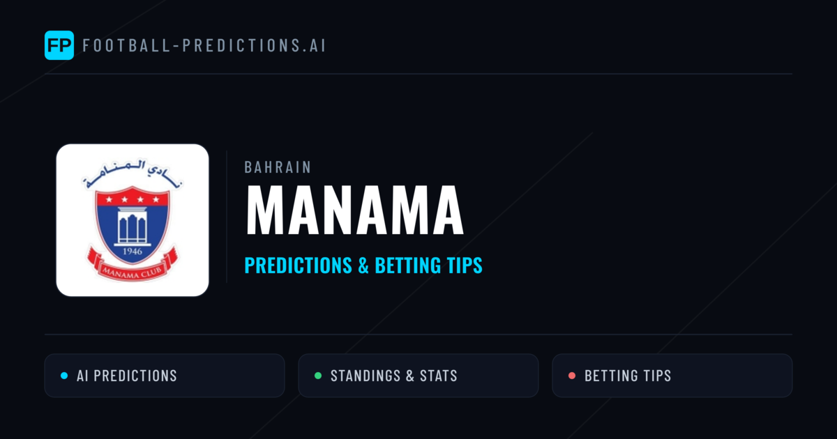Manama Predictions & Stats