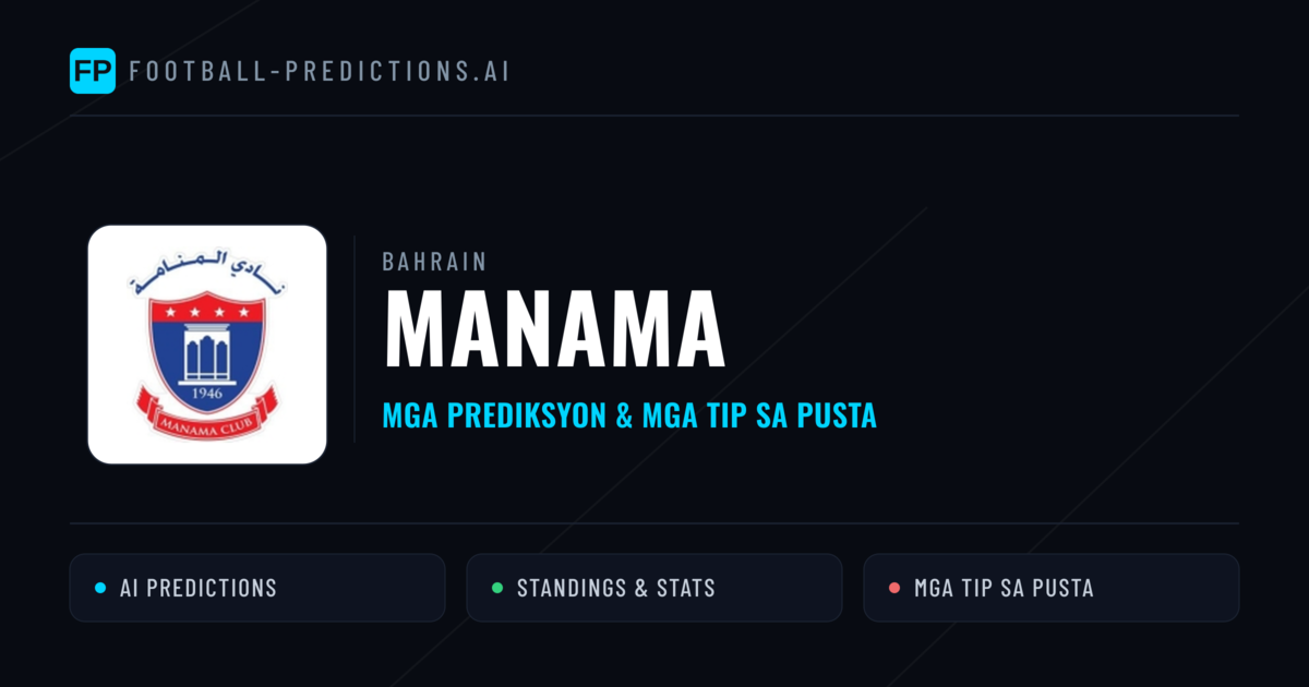 Manama Predictions & Stats