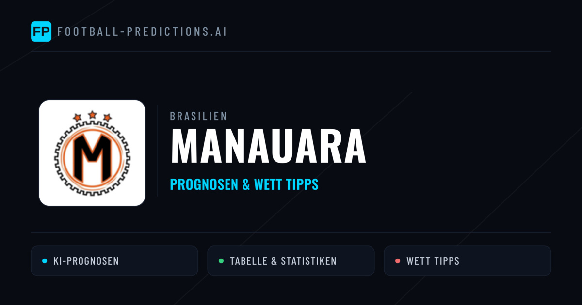 Manauara Prognosen & Statistiken