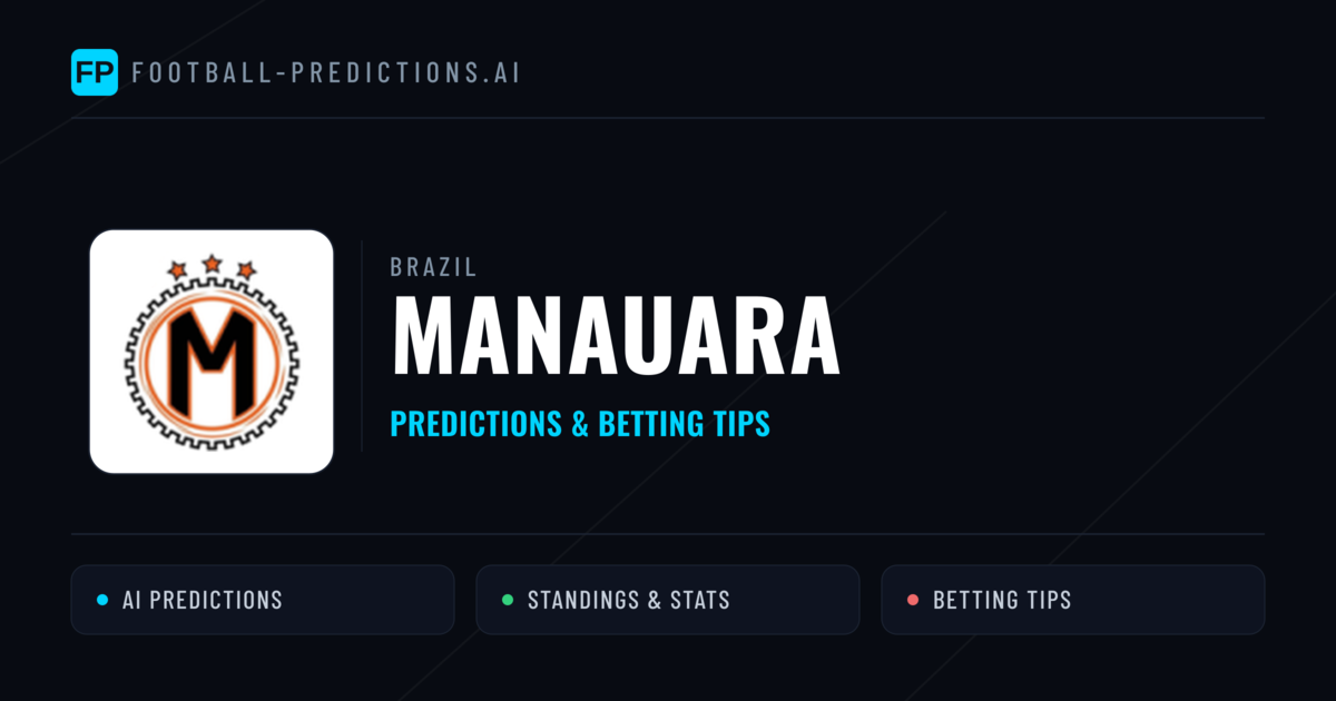 Manauara Predictions & Stats