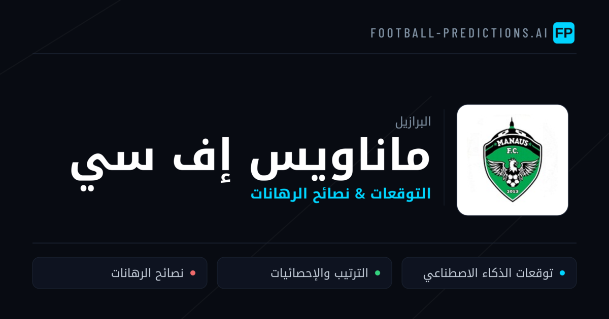 ماناويس إف سي توقعات واحصائيات