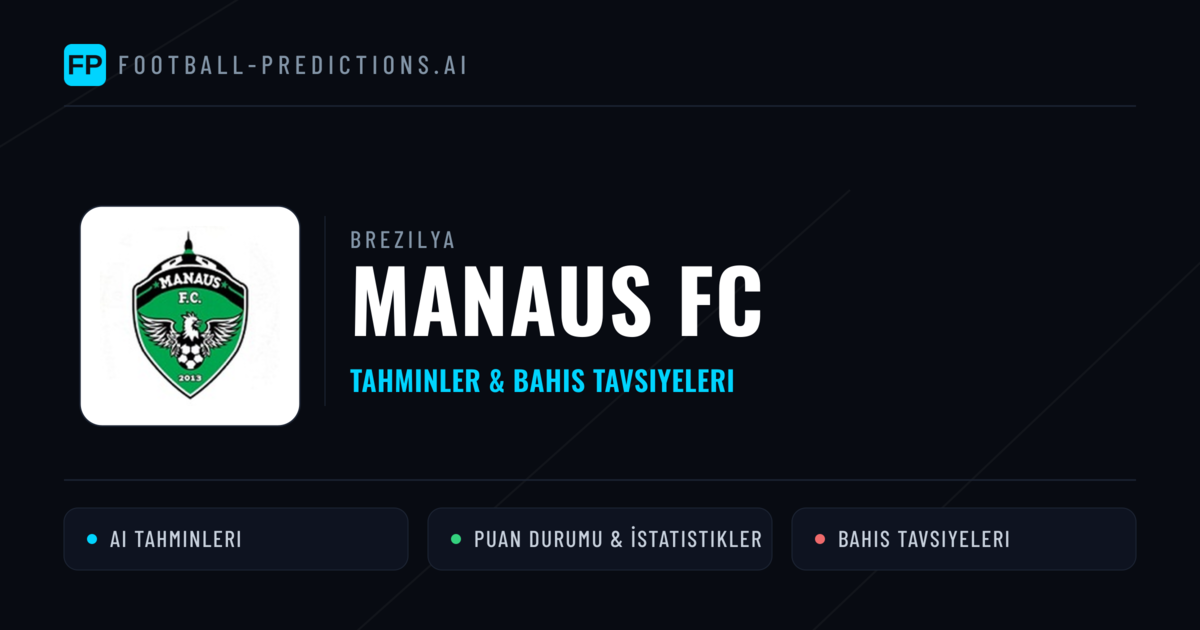 Manaus FC Tahminleri & İstatistikler