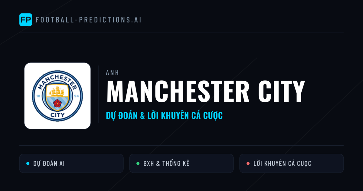 Manchester City Dự đoán & Thống kê