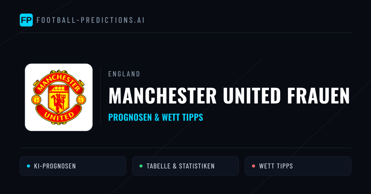 Manchester United Frauen Prognosen & Statistiken