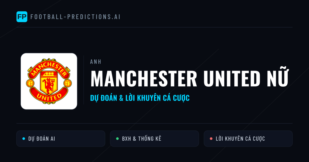 Manchester United Nữ Dự đoán & Thống kê