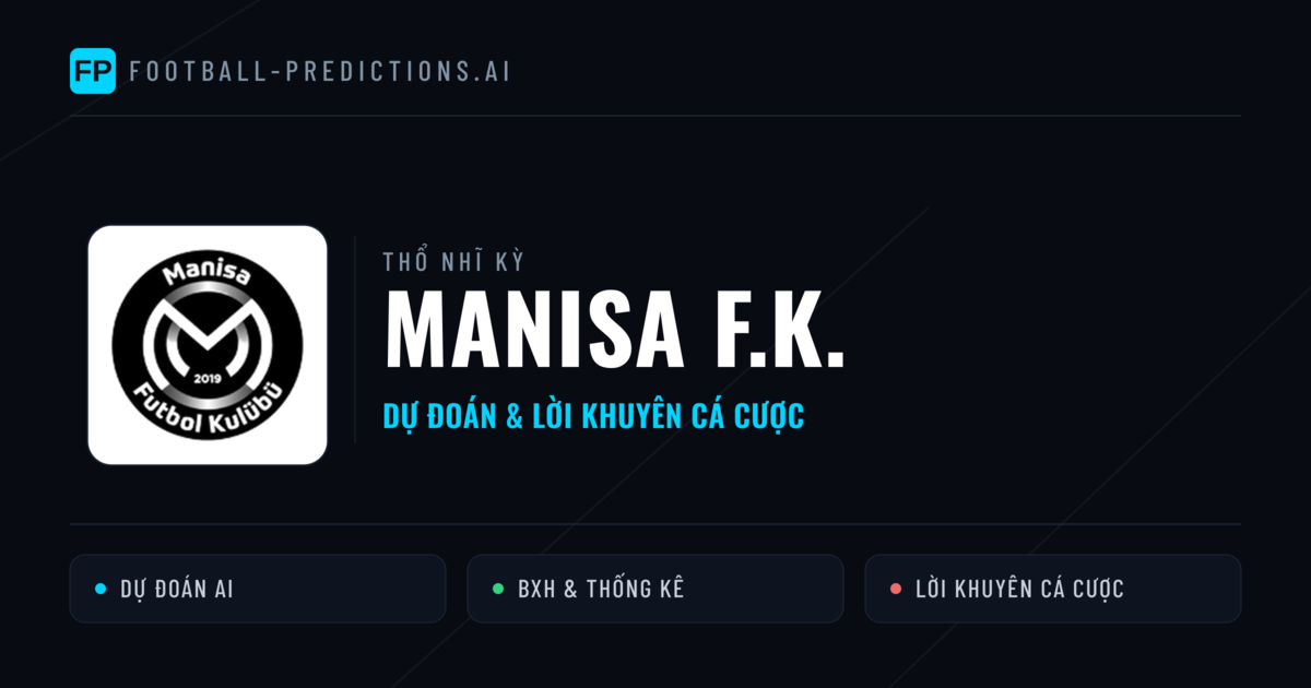 Manisa F.K. Dự đoán & Thống kê