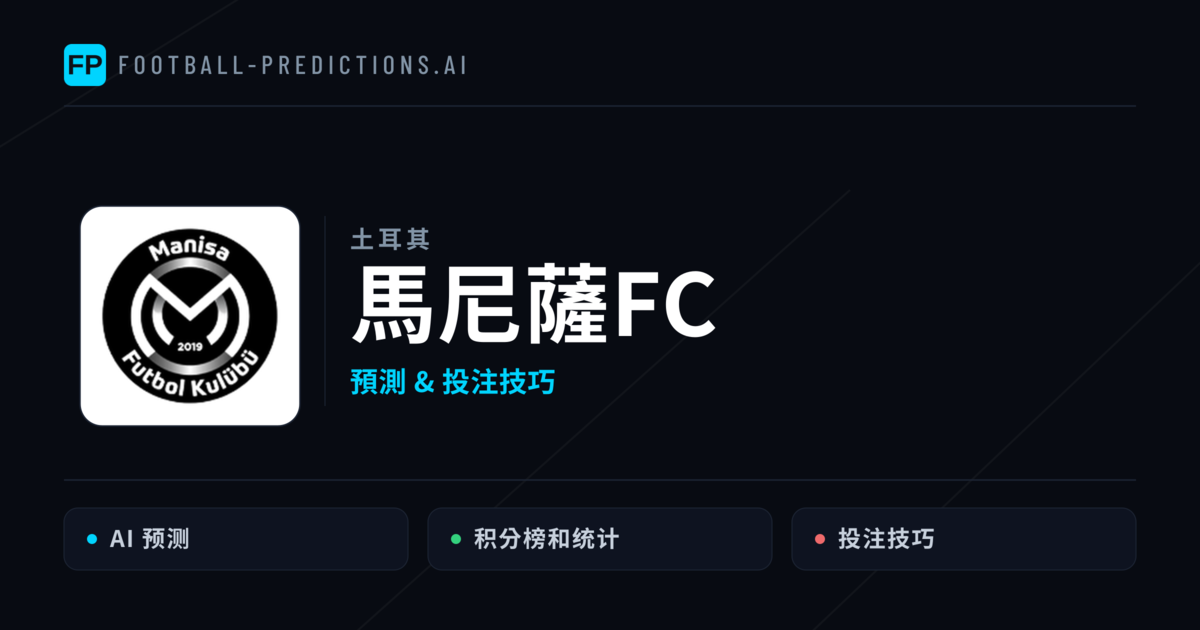 馬尼薩FC 運彩分析|足球預測與數據