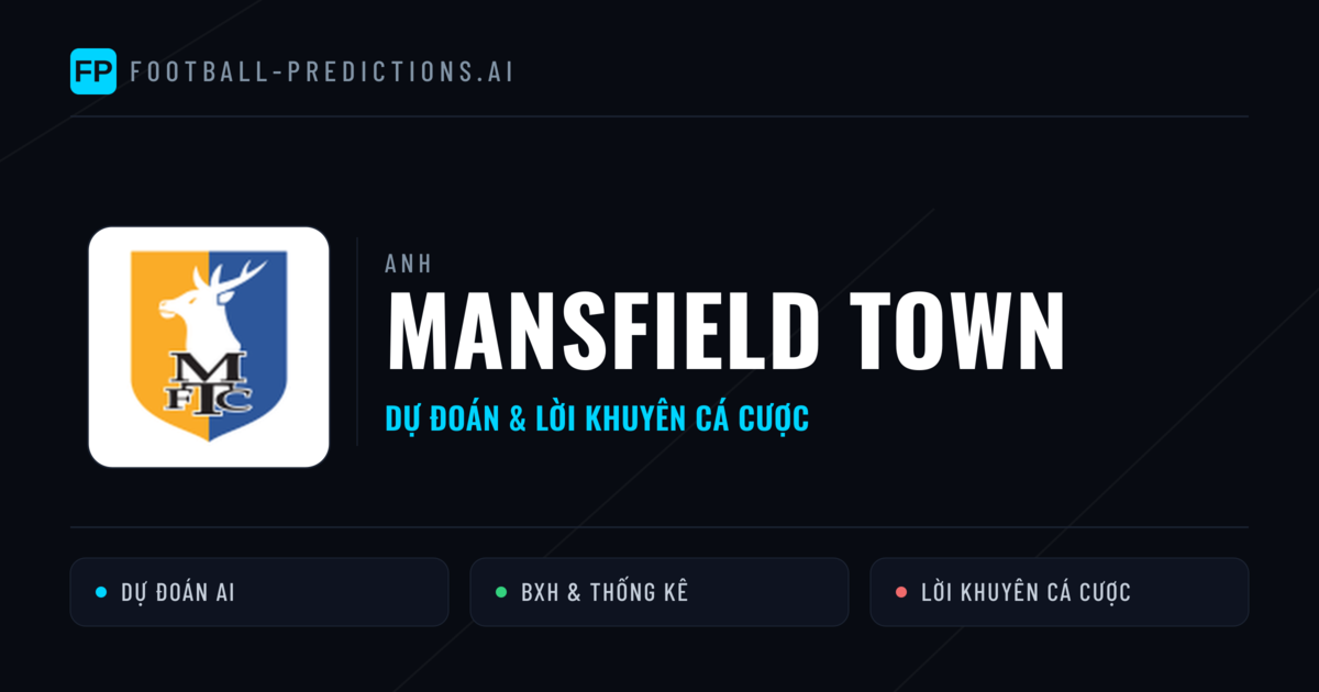 Mansfield Town Dự đoán & Thống kê