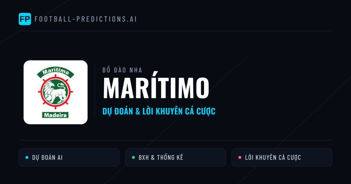 Marítimo Dự đoán & Thống kê