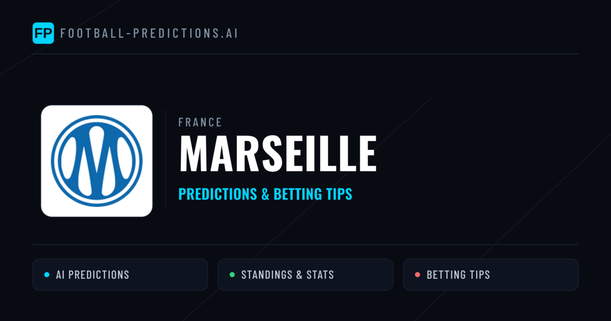 Marseille Predictions & Stats