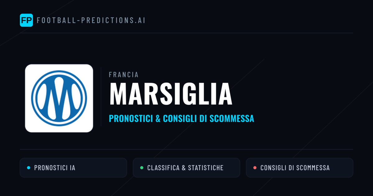 Pronostici e Statistiche Marsiglia