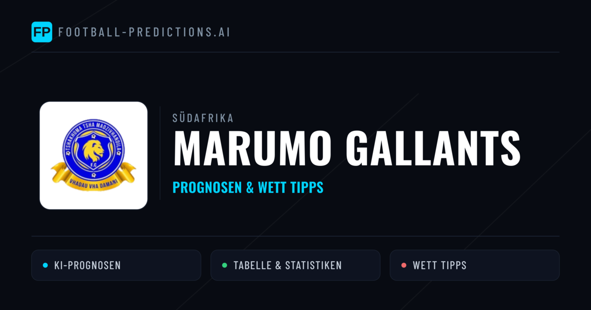 Marumo Gallants Prognosen & Statistiken