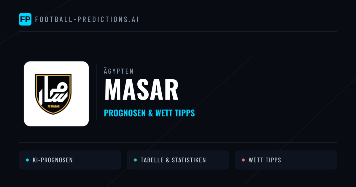Masar Prognosen & Statistiken
