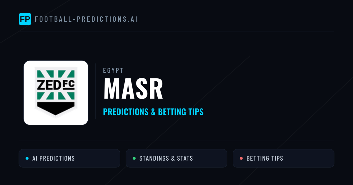 Masr Predictions & Stats