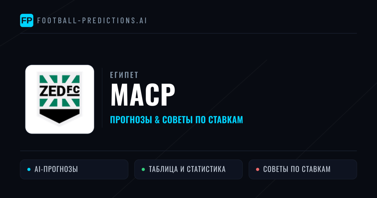 Маср прогнозы и статистика