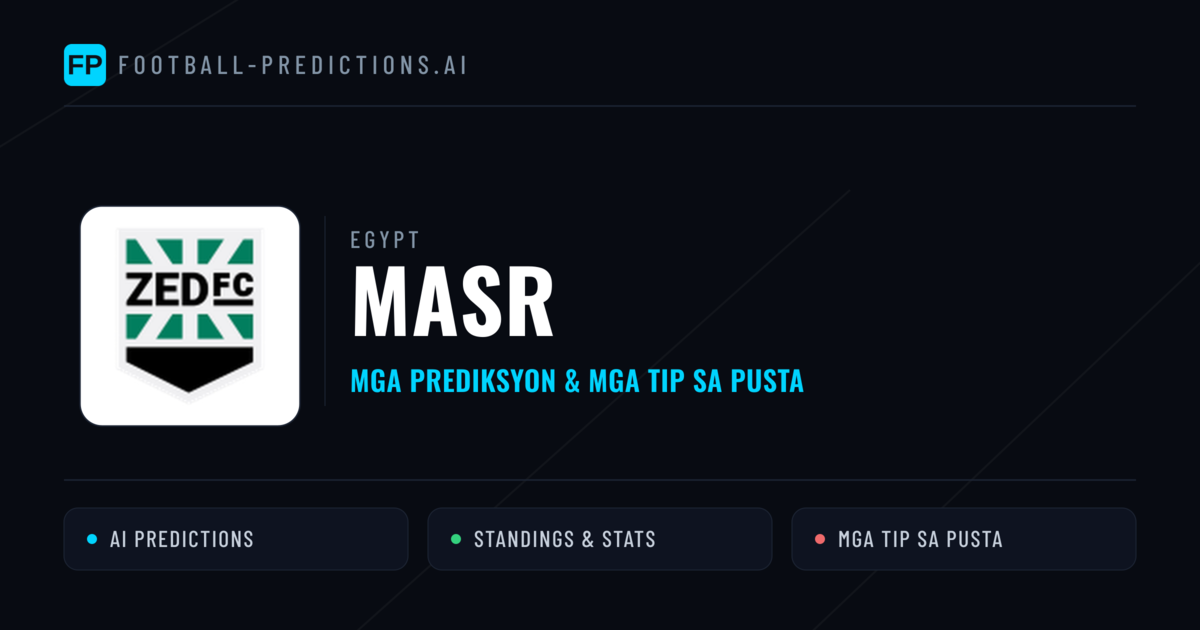 Masr Predictions & Stats