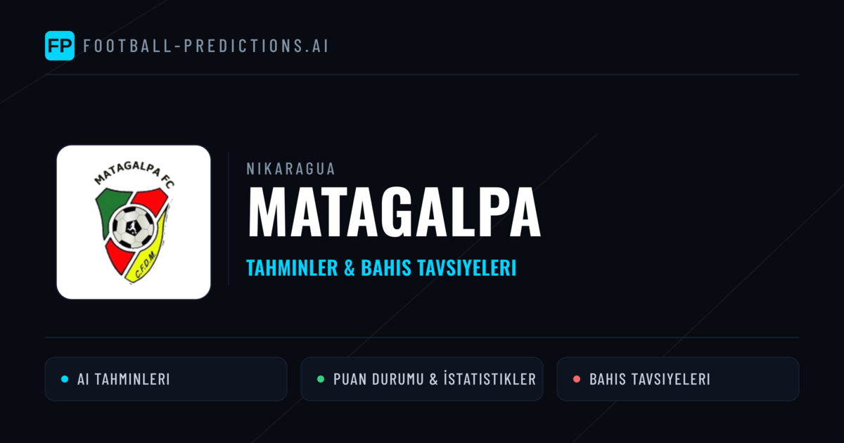 Matagalpa Tahminleri & İstatistikler