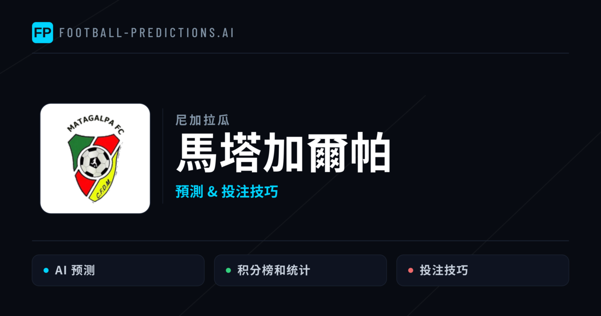 馬塔加爾帕 運彩分析|足球預測與數據