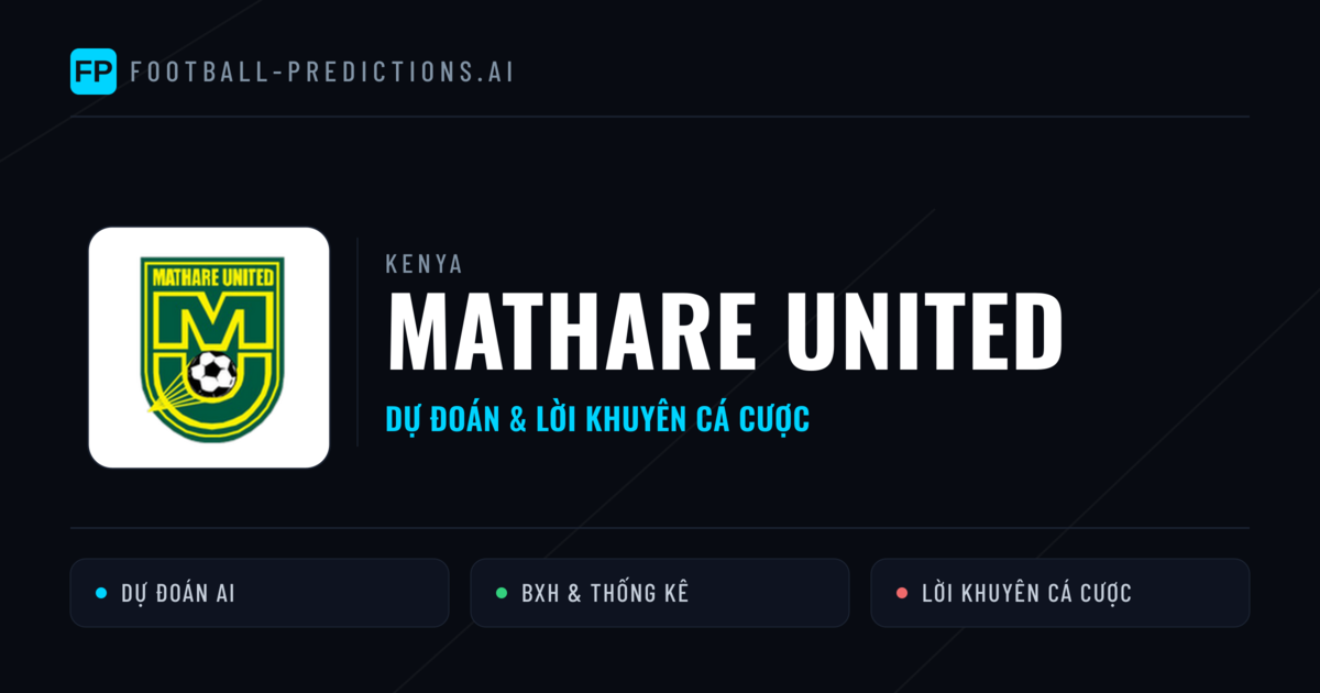 Mathare United Dự đoán & Thống kê