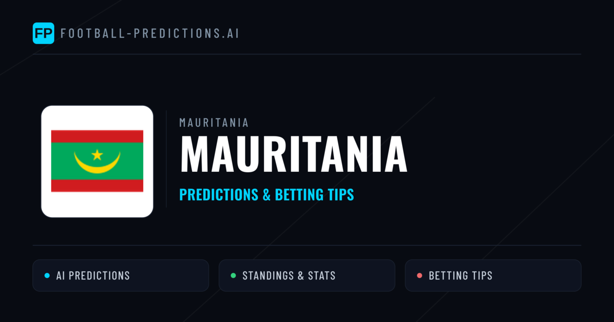 Mauritania Predictions & Stats
