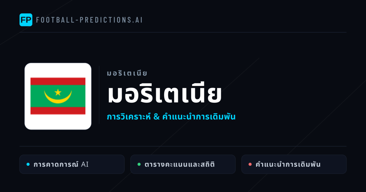 มอริเตเนีย การวิเคราะห์และสถิติ