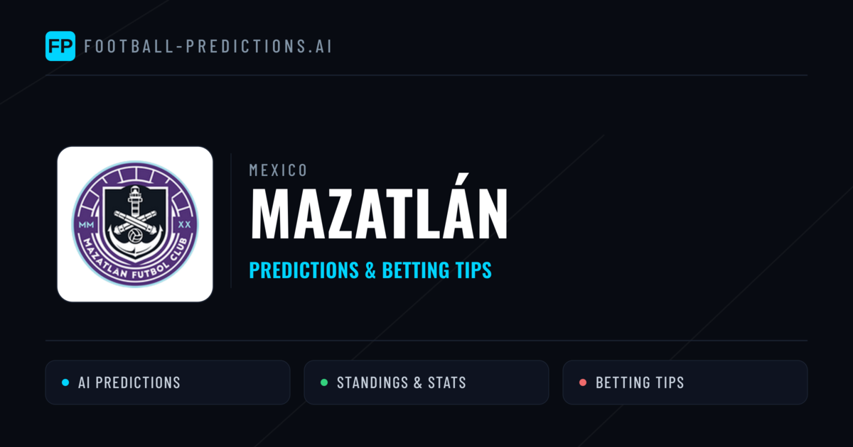 Mazatlán Predictions & Stats
