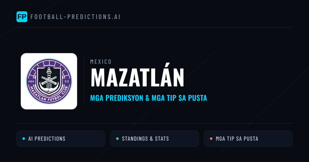 Mazatlán Predictions & Stats