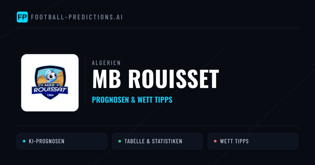 MB Rouisset Prognosen & Statistiken
