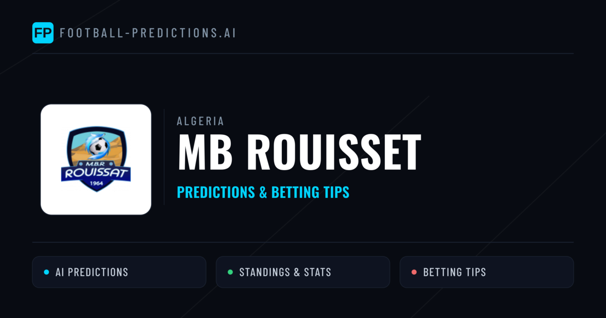 MB Rouisset Predictions & Stats