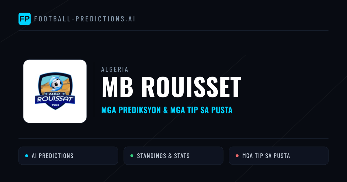 MB Rouisset Predictions & Stats