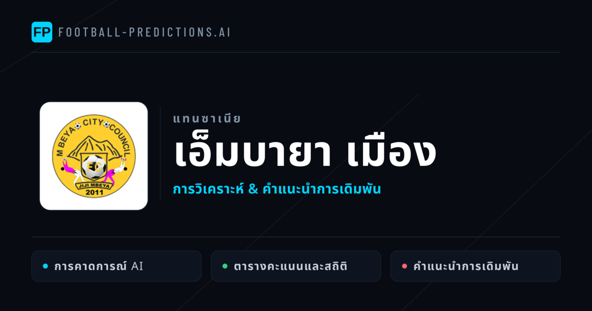 เอ็มบายา เมือง การวิเคราะห์และสถิติ