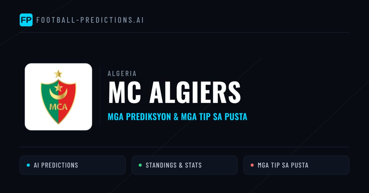 MC Algiers Predictions & Stats
