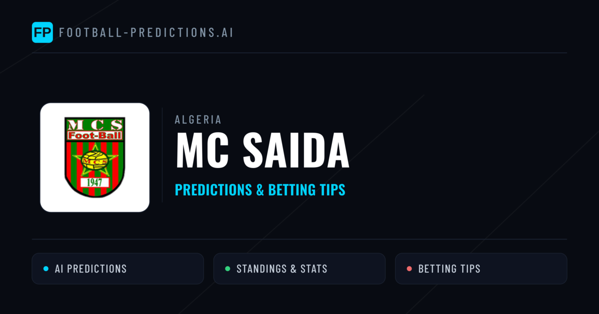 MC Saida Predictions & Stats