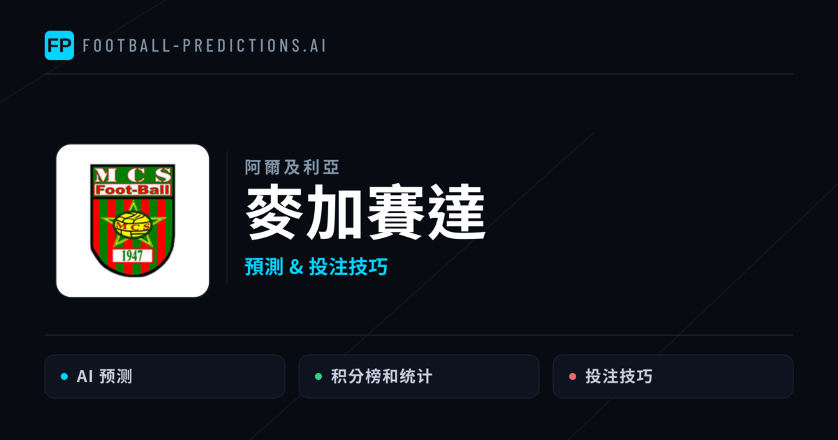 麥加賽達 運彩分析｜足球預測與數據