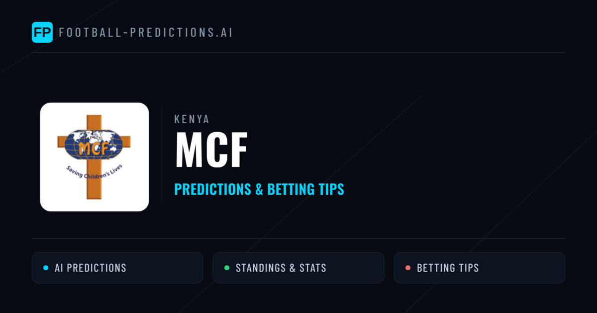 MCF Predictions & Stats