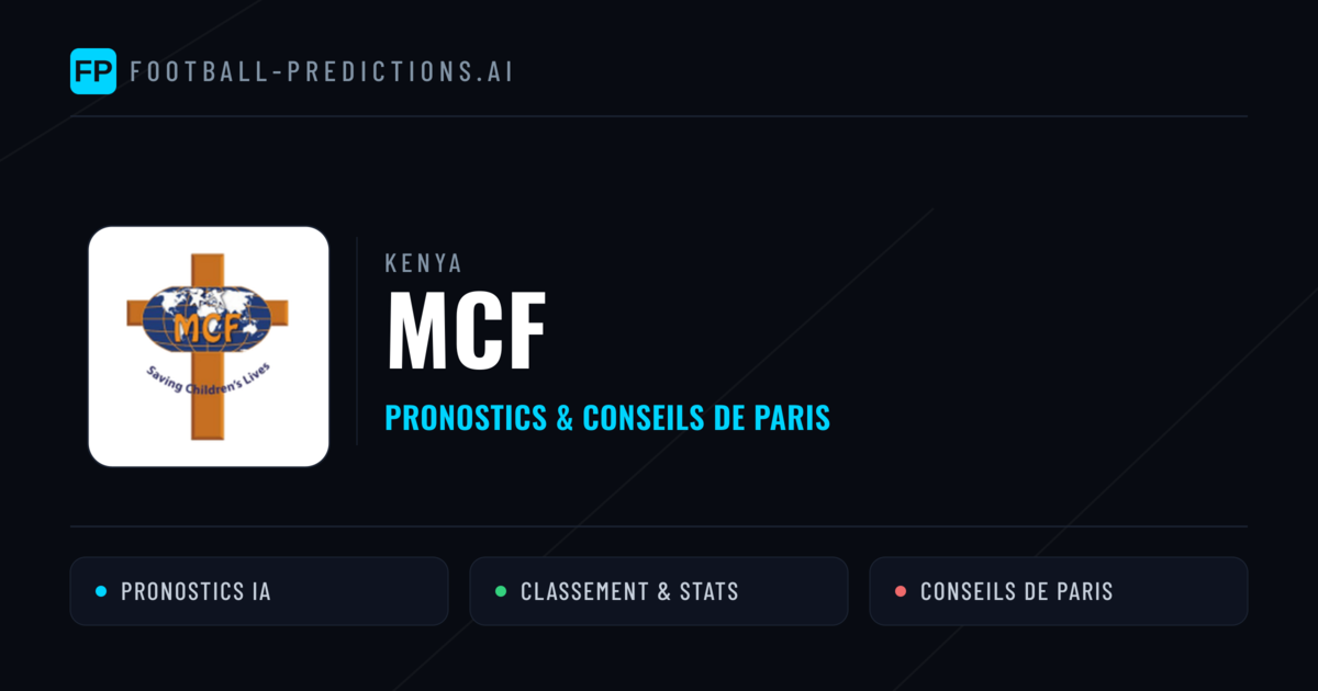 MCF Pronostics & Statistiques