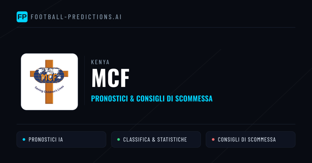 Pronostici e Statistiche MCF