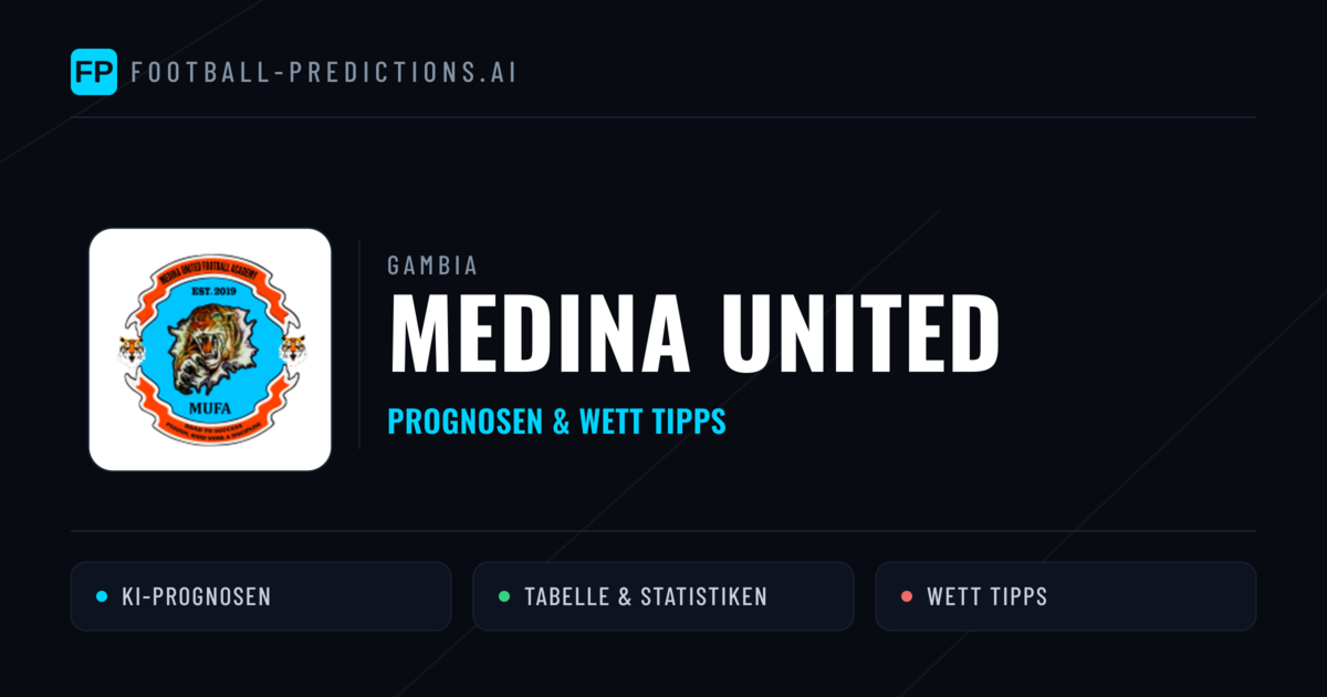 Medina United Prognosen & Statistiken